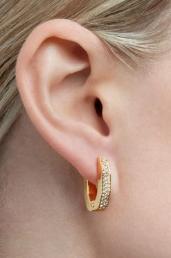 Γυναικεία Swarovski - Σκουλαρίκια DEXTERA χρυσαφί