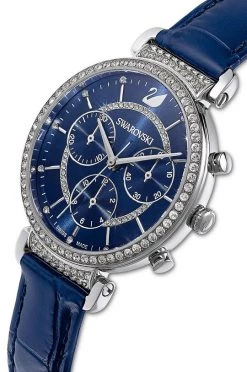 Γυναικεία Ρολόγια Swarovski - Ρολόι PASSAGE CHRONO σκούρο μπλε -Swarovski Sales Store unnamed file 1105