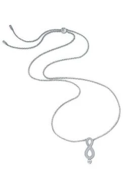Γυναικεία Swarovski - Κολιέ SWA INFINITY ασημί