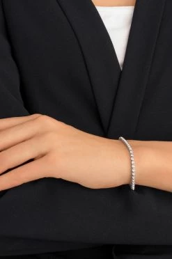 Γυναικεία Βραχιόλια Swarovski - Βραχιόλι Emily ασημί -Swarovski Sales Store unnamed file 1226