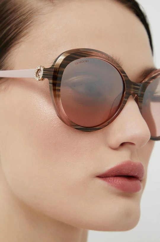 Γυναικεία Γυαλιά ηλίου Swarovski καφέ 7 Γυναικεία Γυαλιά ηλίου Swarovski καφέ - Image 5