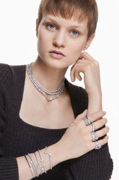 Γυναικεία Βραχιόλια Βραχιόλι Swarovski Stone ασημί -Swarovski Sales Store unnamed file 1497