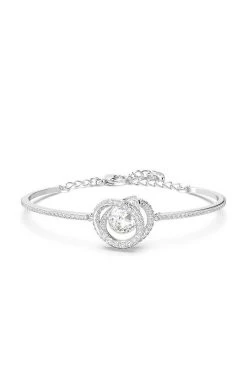 Γυναικεία Βραχιόλια Βραχιόλι Swarovski χρώμα: ασημί