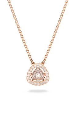 Γυναικεία Κολιέ Swarovski βρώμικο ροζ