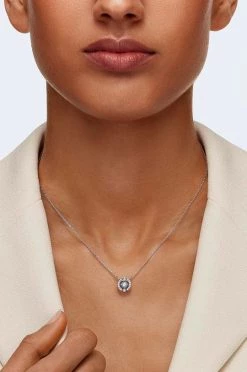 Γυναικεία Κολιέ Swarovski Sparkling ασημί -Swarovski Sales Store unnamed file 1722