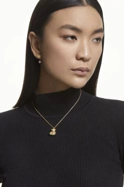 Γυναικεία Σετ Κολιέ και σκουλαρίκια Swarovski χρυσαφί -Swarovski Sales Store unnamed file 1887