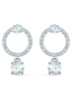 Γυναικεία Swarovski - Σκουλαρίκια ATTRACT ασημί -Swarovski Sales Store unnamed file 333