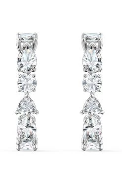 Γυναικεία Swarovski - Σκουλαρίκια TENNIS DLXMC ασημί -Swarovski Sales Store unnamed file 337