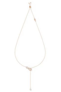 Γυναικεία Swarovski - Κολιέ Infinity χρυσαφί