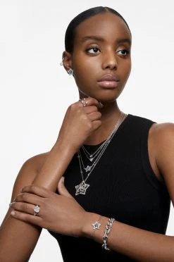 Γυναικεία Κολιέ Swarovski ασημί -Swarovski Sales Store unnamed file 573