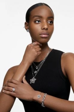 Γυναικεία Σκουλαρίκια Swarovski ασημί -Swarovski Sales Store unnamed file 578