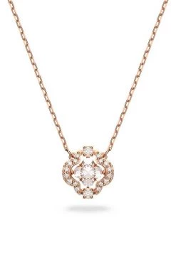 Γυναικεία Κολιέ Swarovski βρώμικο ροζ