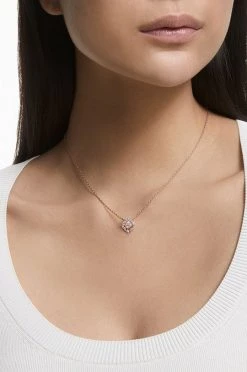 Γυναικεία Κολιέ Swarovski βρώμικο ροζ -Swarovski Sales Store unnamed file 722