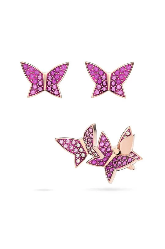 Γυναικεία Σκουλαρίκια Swarovski χρυσαφί 4 Γυναικεία Σκουλαρίκια Swarovski χρυσαφί - Image 2