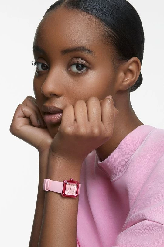 Γυναικεία Ρολόγια Ρολόι Swarovski χρώμα: ροζ 6 Γυναικεία Ρολόγια Ρολόι Swarovski χρώμα: ροζ - Image 4